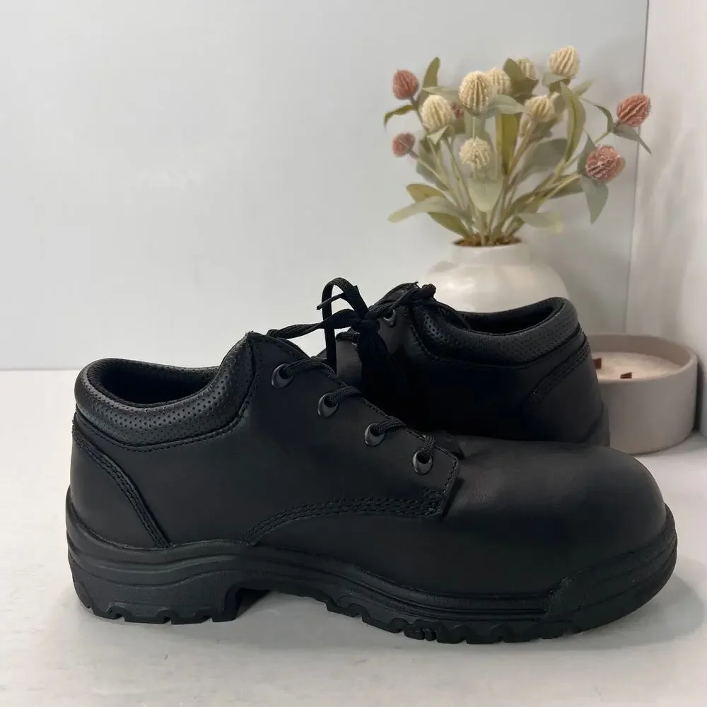 Timberland Pro Titan Alloy Safety Toe Work Oxford Shoes Black Men's 10M Tried On